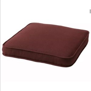 Ikea JARPON Cover for chair pad, outdoor Brown-Red, 17 3/8x17 3/8 " BRAND NEW
